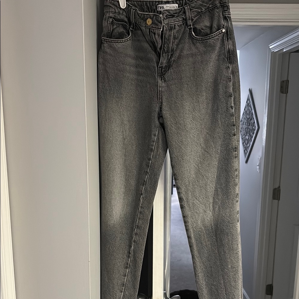 Zara Gray Denim Jeans